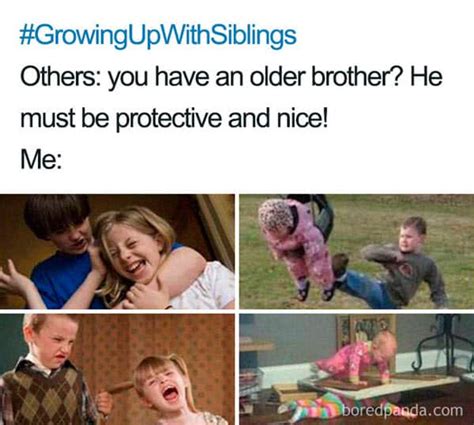 funny sibling meme|older sibling meme.